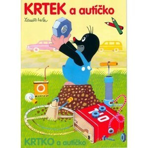 Krtek a autíčko - omalovánky A4 - Zdeněk Miler