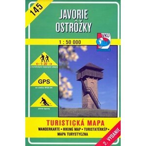 Javorie Ostrôžky 1:50 000