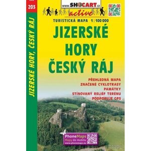 SC 203 Jizerské hory, Český ráj 1:100 000