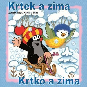 Krtek a zima - omalovánky čtverec - Kateřina Miler