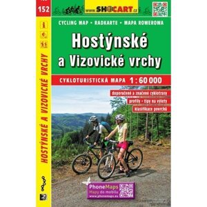 SC 152 Hostýnské a Vizovické vrchy 1:60 000