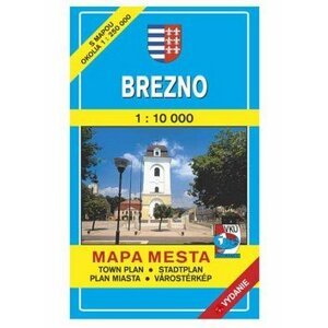 Brezno Mapa mesta Town plan Stadtplan Plan miasta Várostérkép