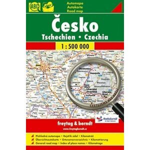 Česko automapa 1:500 000 (velké písmo)