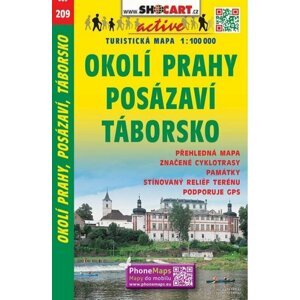 SC 209 Okolí Prahy, Posázaví, Táborsko 1:100 000