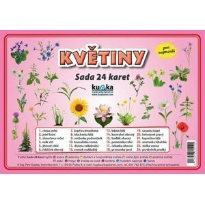 Květiny - Sada 24 karet - Petr Kupka