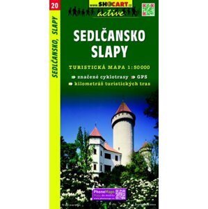 SC 020 Sedlčansko, Slapy 1:50 000