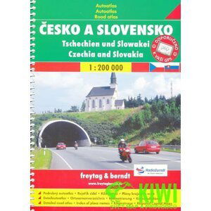 Slovensko autoatlas 1:200 0000 A4, spirála