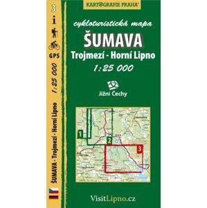 Šumava - Trojmezí, Horní Lipno - cykloturistická mapa č. 3 /1:25 000