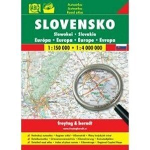 Slovensko autoatlas 1:150 0000 A4, spirála