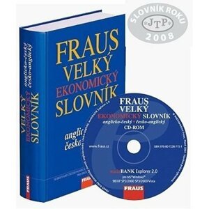 Komplet 2ks Velký ekonomický slovník anglicko-český česko-anglický + CD ROM