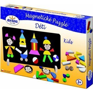 Magnetické puzzle děti v krabici 33x23x3,5cm - Detoa