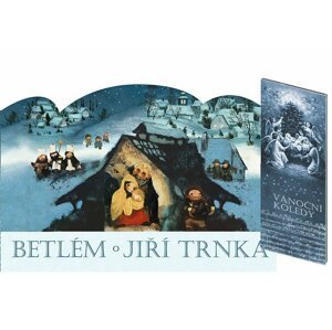 Betlém skládací + Vánoční koledy s notami - Jiří Trnka