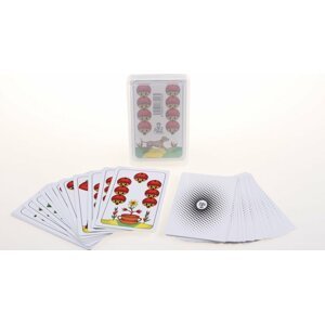 Mariáš jednohlavý  společenská hra  karty v plastové krabičce 6,5x10,5x2cm - Spin Master Pog Party