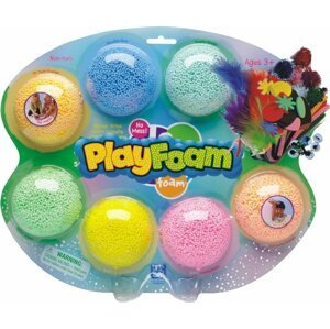 PlayFoam® Modelína/Plastelína kuličková s doplňky 7 barev na kartě 34x28x4cm - PlayFoam