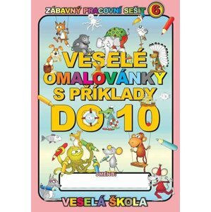 Veselé omalovánky s příklady do 10 - Jan Mihálik