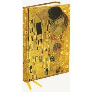 Zápisník Gustav Klimt: The Kiss (Foiled Journal)