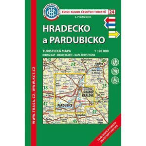 Hradecko, Pardubicko/KČT 24 1:50T Turistická mapa