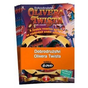 Dobrodružství Olivera Twista 1 - 6 / kolekce 6 DVD - Charles Dickens