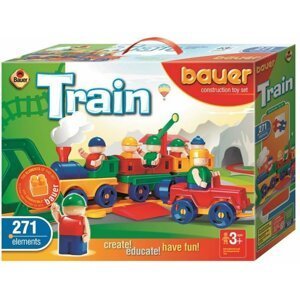 Stavebnice BAUER: Train Vláčky 271 dílů
