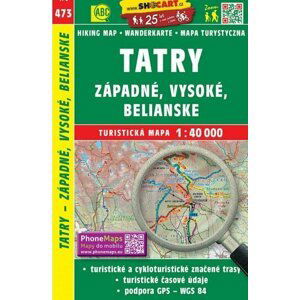SC 473 Vysoké Tatry + Západné, Belianské 1:40 000
