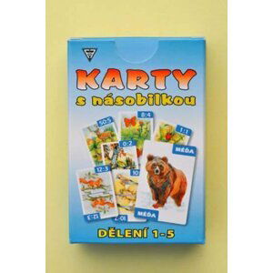 Karty s násobilkou - Násobení 1-5 - Dobruška Flösslerová