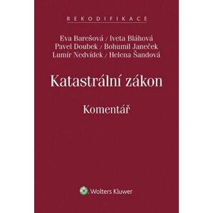 Katastrální zákon: Komentář - Eva Barešová