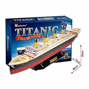 Puzzle 3D Titanic – 113 dílků - Babu