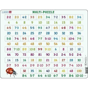 Puzzle MAXI - Násobení/81 dílků - Larsen
