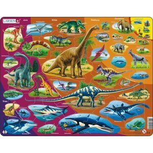 Puzzle MAXI - Dinosauři/85 dílků - Larsen