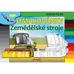 Zemědělské stroje - Didaktické omalovánky