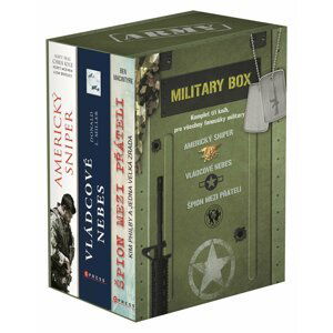 Military BOX 3 knihy (Americký sniper, Vládcové nebes, Špion mezi přáteli) - Chris Kyle