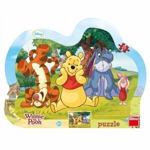Schovávaná s Medvídkem Pú - puzzle 25 dílků - Walt Disney