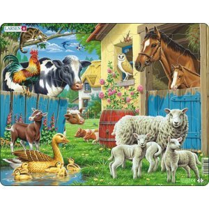 Puzzle Zvířata na farmě 25 dílků - Larsen