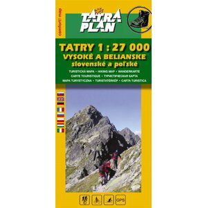 Tatry 1:27 000 Vysoké a Belianske