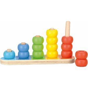 BINO Barvy a počítání: Dřevěná hračka - BH Promo