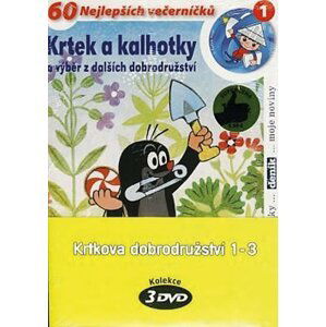 Krtkova dobrodružství 1-3 - 3 DVD (pošetka) - Zdeněk Miler