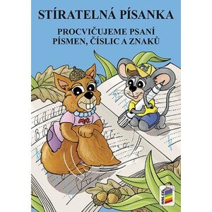 Stíratelná písanka - Procvičujeme psaní písmen, číslic a znaků