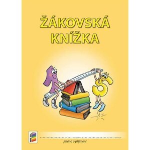 Žákovská knížka pro 3. až 9. ročník - členění stran dle předmětů (oranžová)