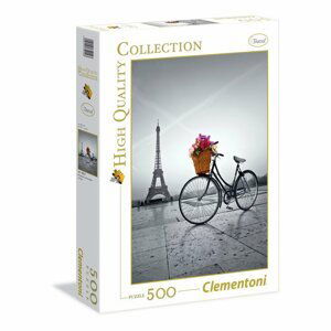 Clementoni Puzzle - Romantická procházka Paříží, 500 dílků -  Clementoni