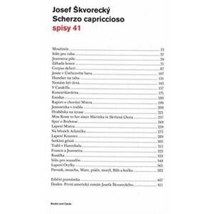 Scherzo capriccioso - spisy 41 - Josef Škvorecký