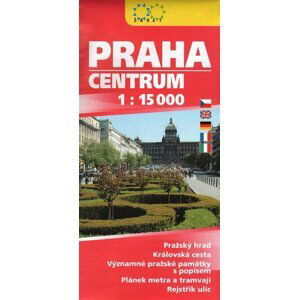 PRAHA centrum 1:15 000