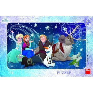Ledové království - Sněhové vločky - puzzle 15 dílků - Walt Disney