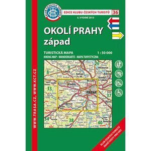 Okolí Prahy-západ /KČT 36 1:50T Turistická mapa