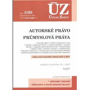 ÚZ 1193 Autorské právo, průmyslová práva 2017