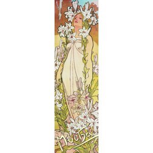 Záložka Alfons Mucha – Lilie