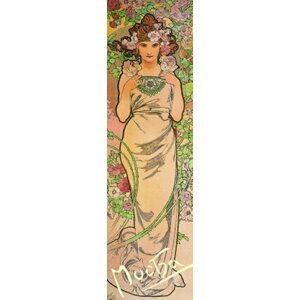 Záložka Alfons Mucha – Růže