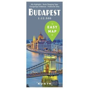 Budapešť Easy Map 1:12 500