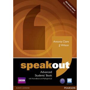 Speakout Advanced Students´ Book with DVD/Active Book/MyEnglishLab Pack - J. J. Wilson