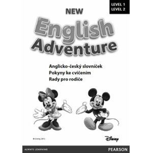 New English Adventure 1 a 2 slovníček CZ