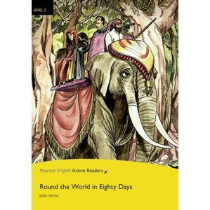 PEAR | Level 2: Round The World In Eighty Days Bk/Multi-ROM with MP3 Pack - Jules Verne